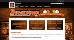 Desktop Screenshot of breakdownsportsusa.com